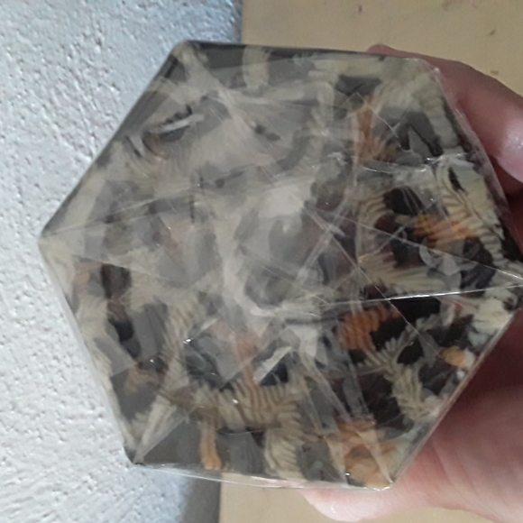 African Swazi Candle 4in Pillar leopard - Picture 9 of 12